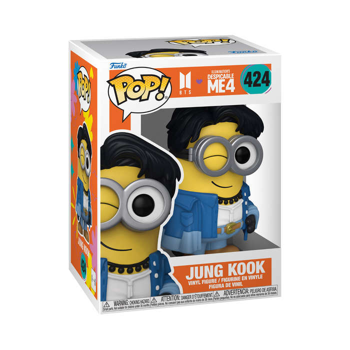Jung Kook - Minion Despicable Me 4 Funko Pop Vinyl Figure #424