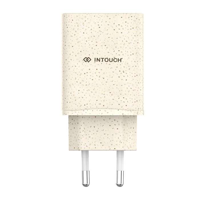 INTOUCH 20W PD Wall Charger - Wheat Straw