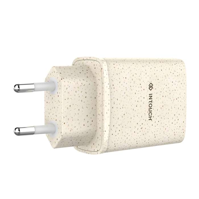 INTOUCH 20W PD Wall Charger - Wheat Straw