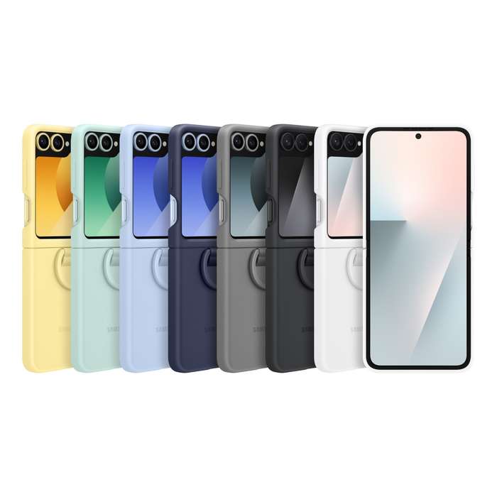 Samsung Galaxy Z Flip7 FE / Flip6 Silicone Case with Ring