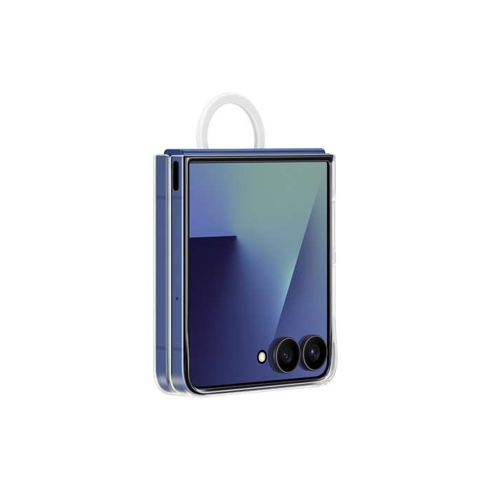 Samsung Galaxy Z Flip7 Clear Case with Ring