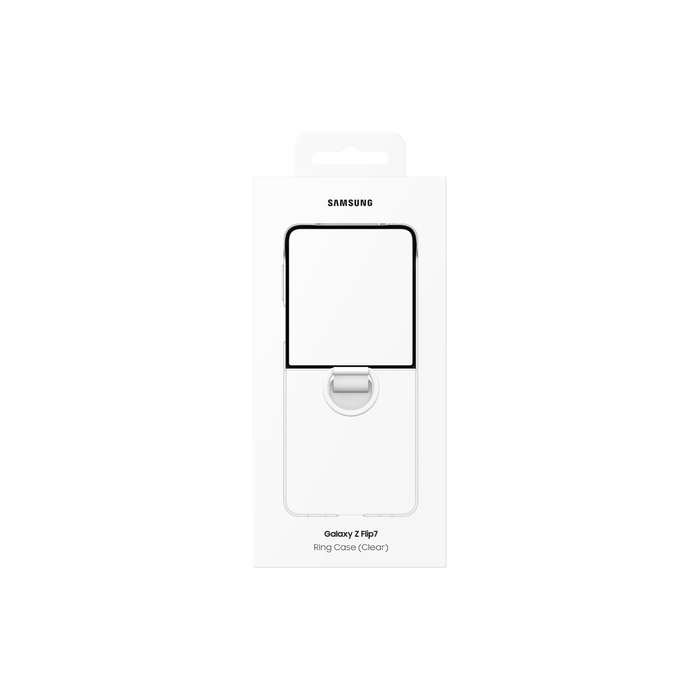 Samsung Galaxy Z Flip7 Clear Case with Ring