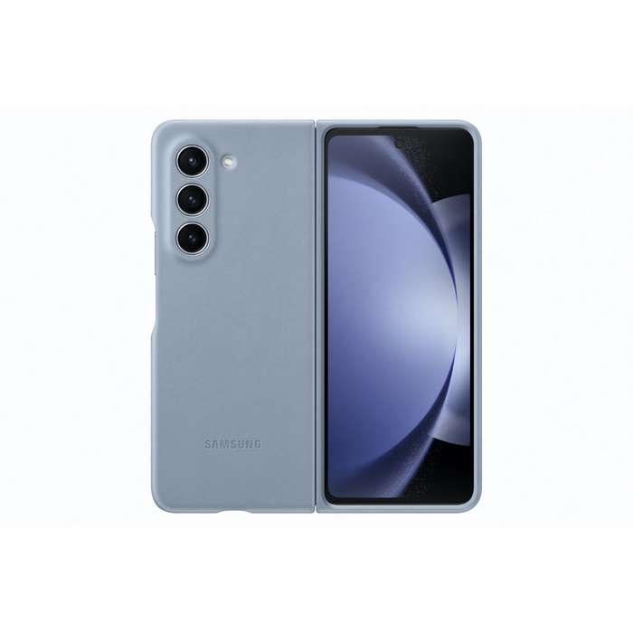 Official Samsung Galaxy Z Fold5 Eco-Leather Cover - Icy Blue