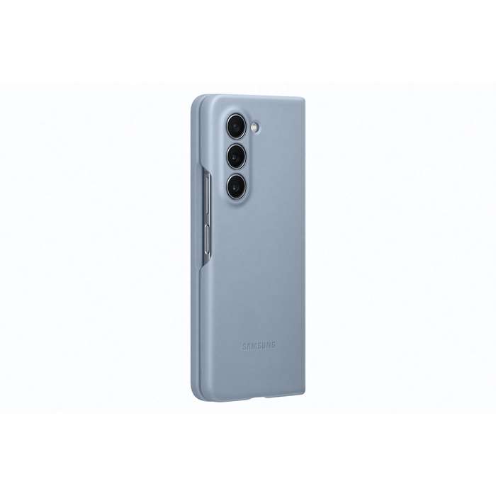 Official Samsung Galaxy Z Fold5 Eco-Leather Cover - Icy Blue