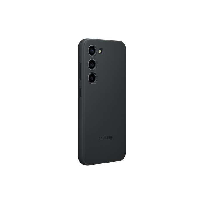 Samsung Galaxy S23 Case - Official Samsung Leather Cover - Black