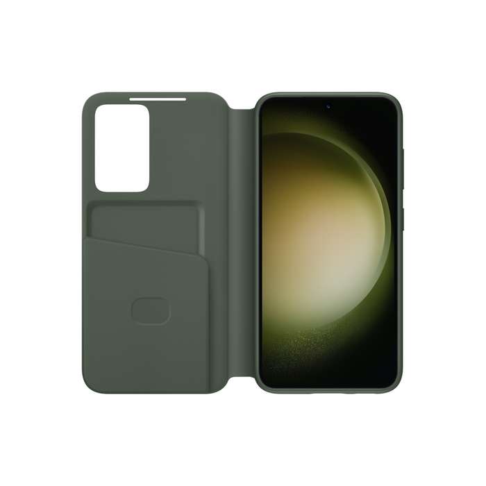 Samsung Galaxy S23 Case - Official Samsung S View Wallet Cover - Green