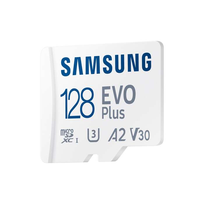 128GB Samsung Evo Plus Micro SD XC Memory Card and Adapter