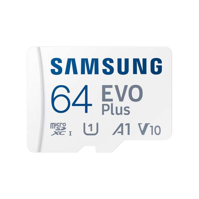 64GB Samsung Evo Plus Micro SD XC Memory Card and Adapter