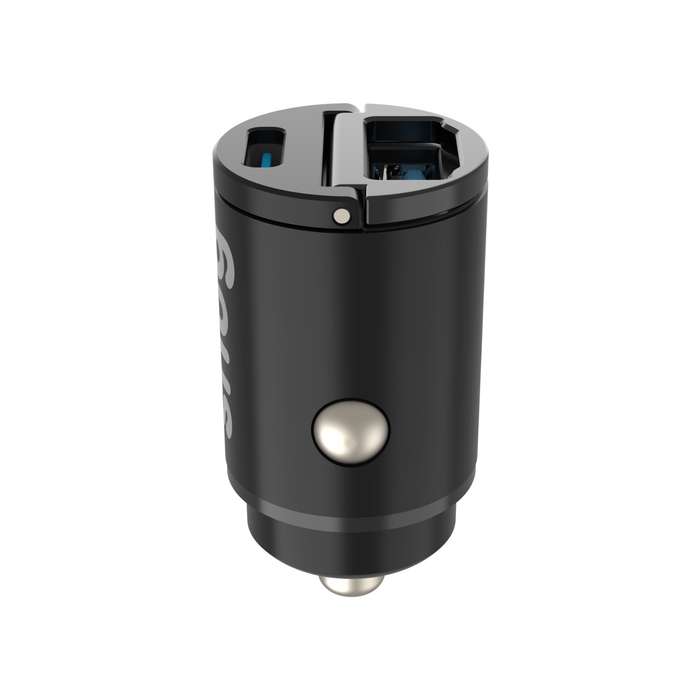 Snug 30W PD Car Charger - 2 Port - Black