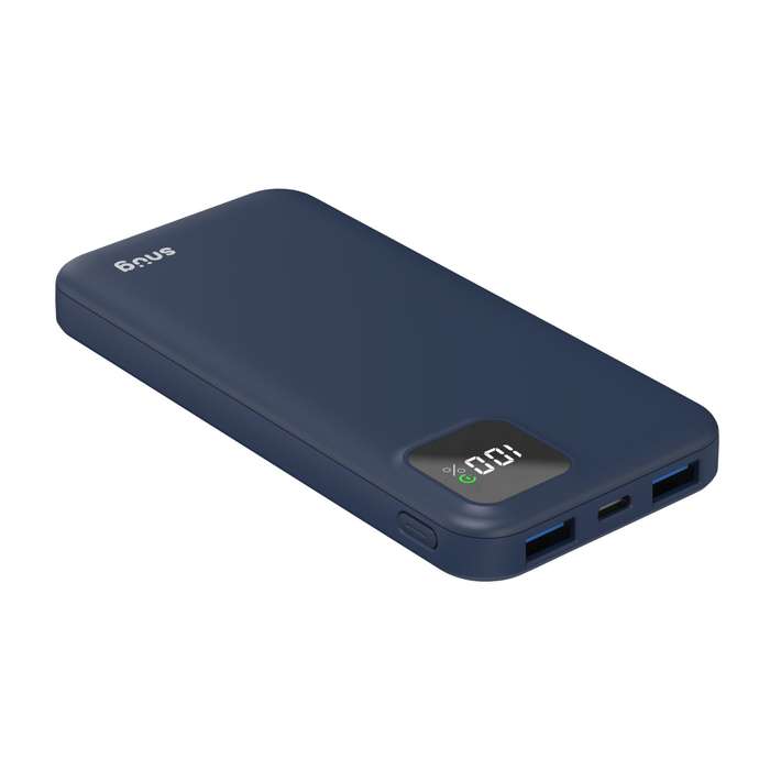 Snug 10000mAh Power Bank - 20W PD Square Digital - Blue