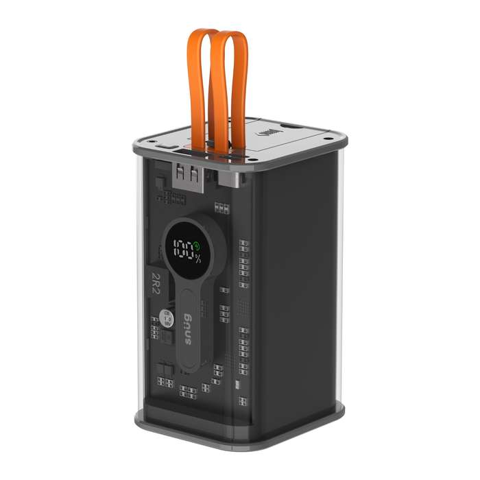Snug 20000mAh Power Bank - 20W with USB-C & Lightning Cable