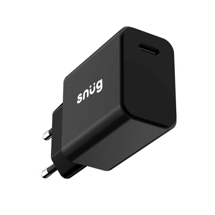 Snug 20W PD Wall Charger - 1 Port - Black