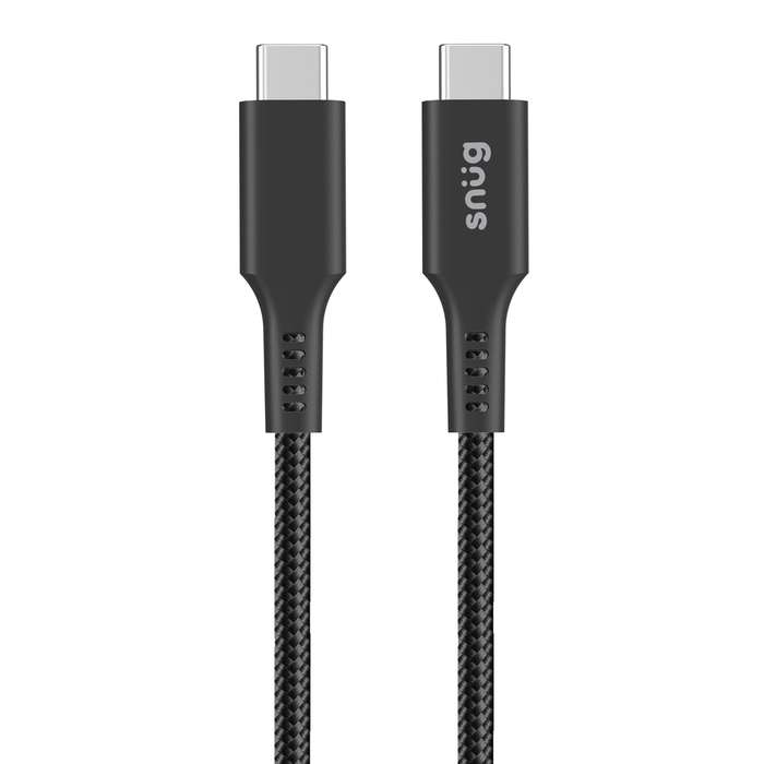 Snug 60W USB Type C Cable - 1.2m Black
