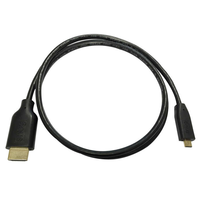 Snug Mini HDMI to HDMI Cable - 1.8m Black