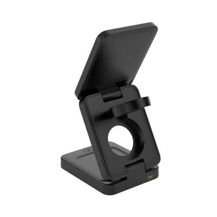 Snug 15W 3-In-1 Magnetic Wireless Charger 15W - Black