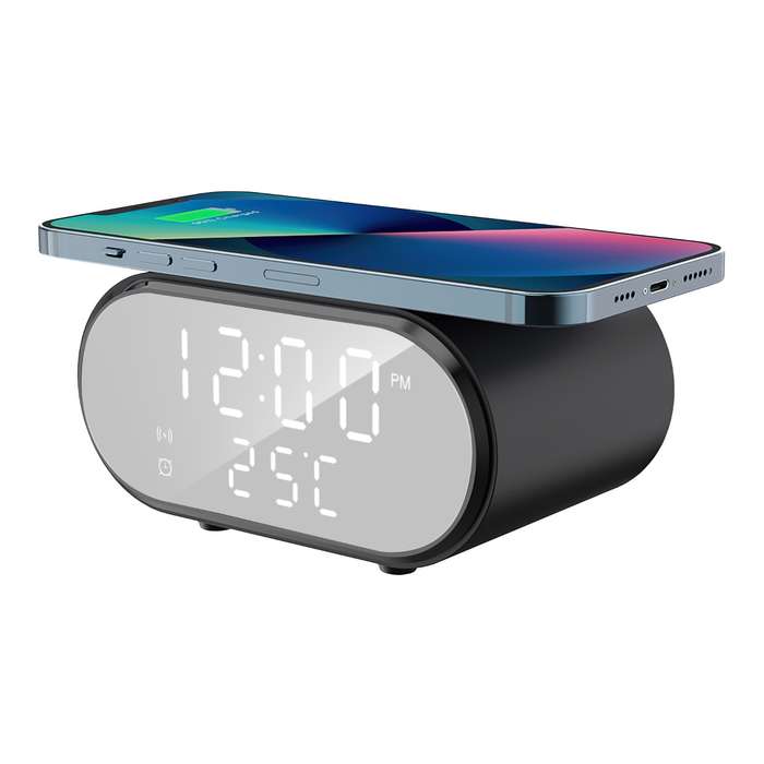 Snug 15W Wireless Clock Charger - Black