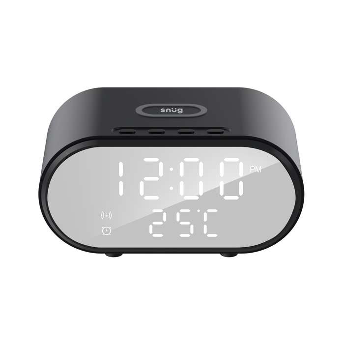 Snug 15W Wireless Clock Charger - Black