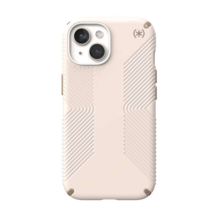 Apple iPhone 15 Speck Presidio2 Grip Case - Bone