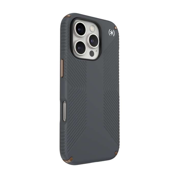 Apple iPhone 16 Pro Speck Presidio2 Grip Case - Grey