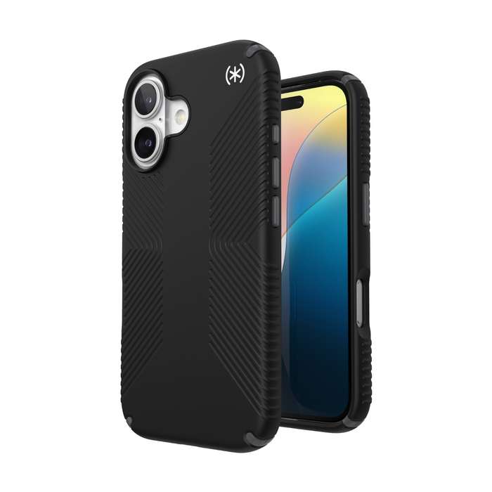 Apple iPhone 16 Speck Presidio2 Grip Case - Black