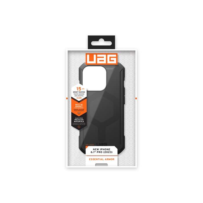 Apple iPhone 15 Pro UAG Essential Armor MagSafe Case - Black