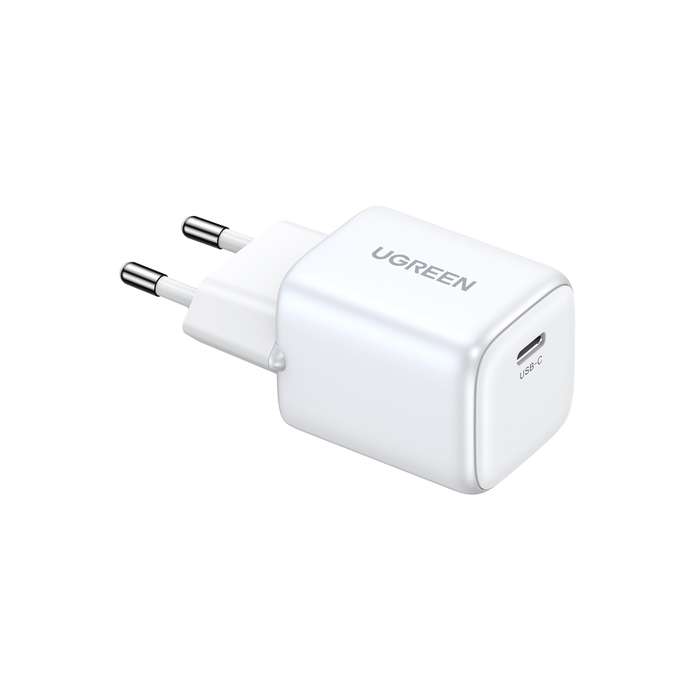 UGREEN 20W GaN Charger - 1 Port PD Fast Charger - White
