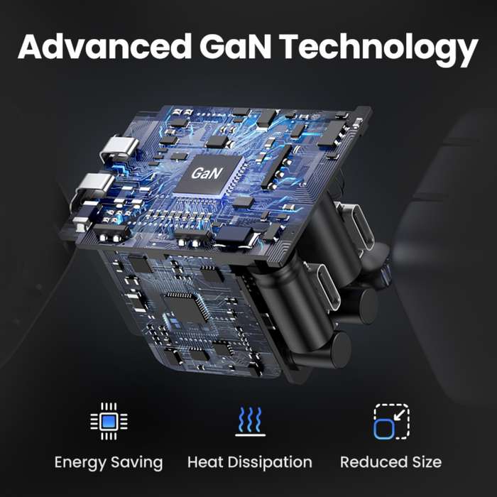 UGREEN 20W PD GaN Wall Charger - 1 Port - Black