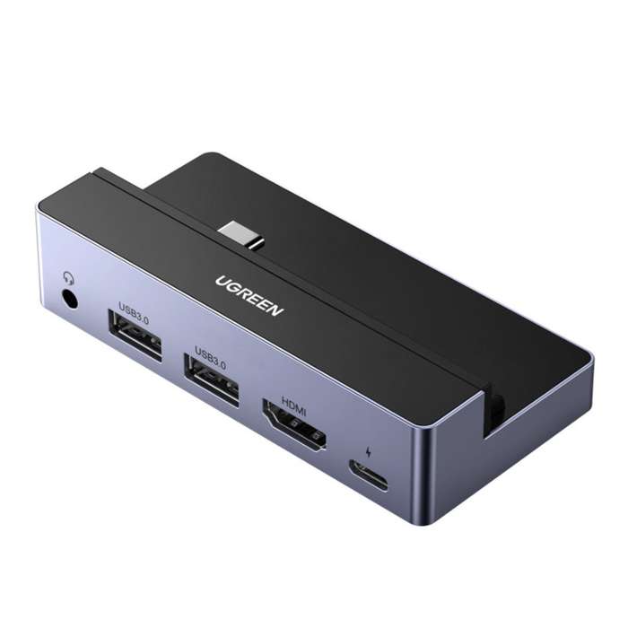 Silver UGREEN 5 Port USB Type-C Hub for Apple iPad Pro iPad Air