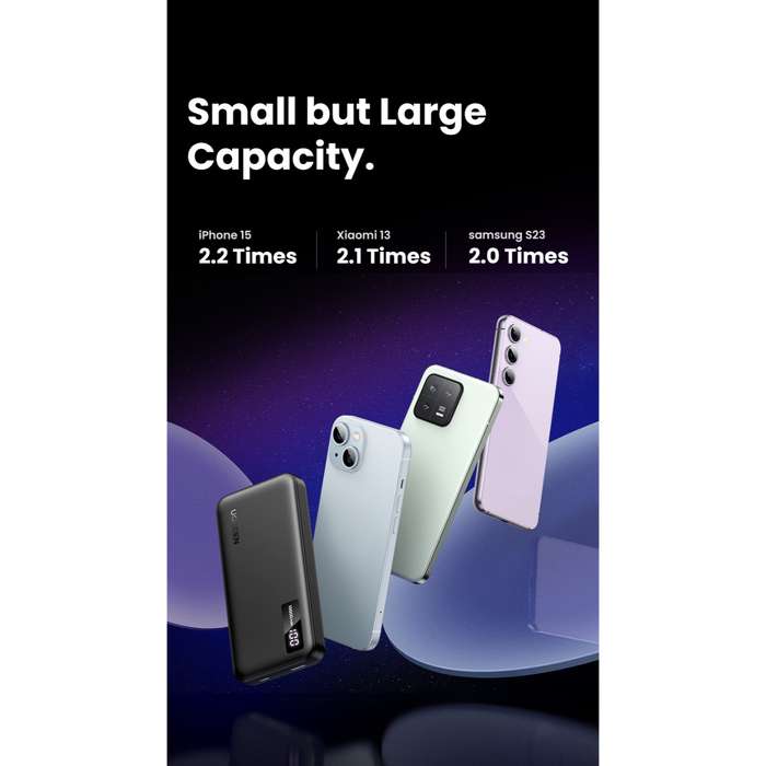 UGREEN 10000mAh PD Power Bank - 20W - Black