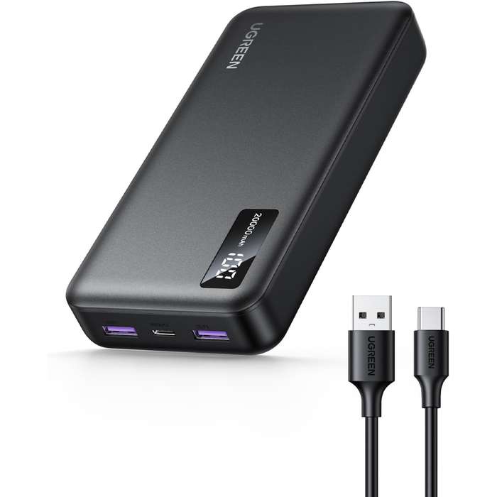 UGREEN 20000mAh PD Power Bank - 20W - Black