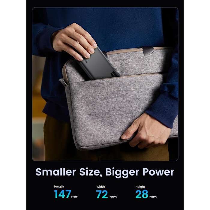 UGREEN 20000mAh PD Power Bank - 20W - Black