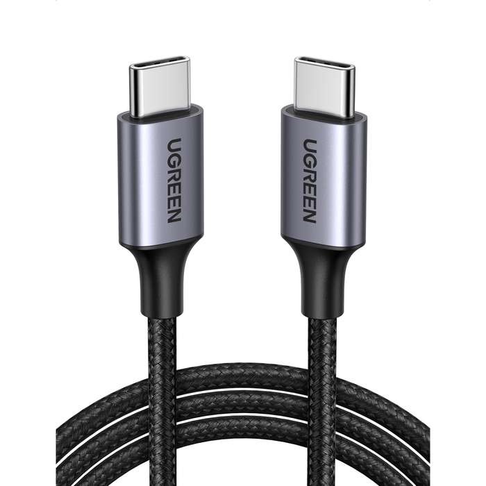 UGREEN 60W Type C To Type C Cable - 2m Black