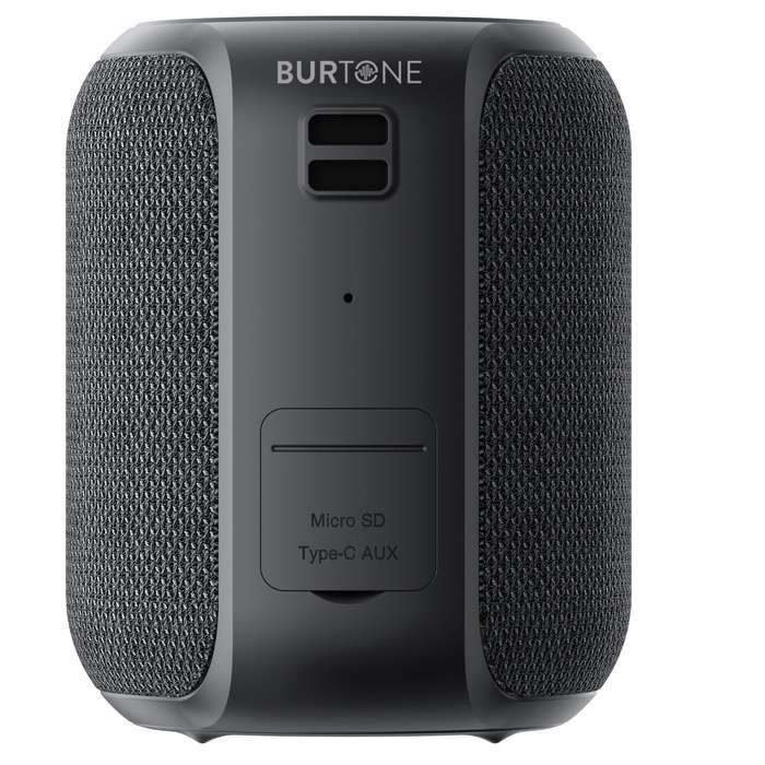 Burtone Mini Connect 2 Portable Bluetooth Speaker - Black