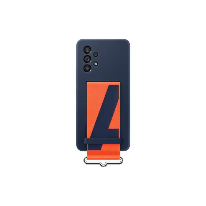 Samsung Galaxy A53 5G Case - Official Samsung Silicone Cover With Strap - Blue