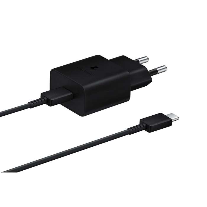 Samsung 15W Wall Charger - USB C Cable - Official Fast Charging