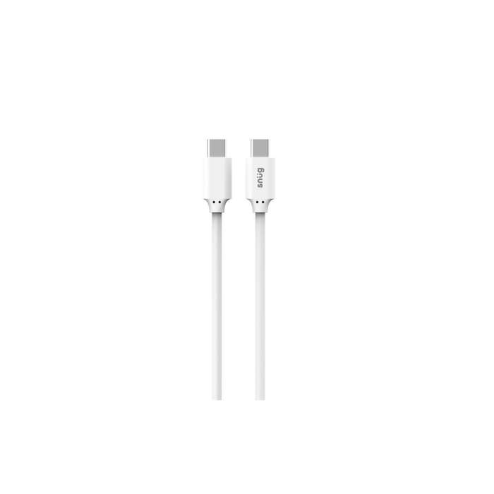 Snug 60W USB C To USB C Cable - 1.2m White