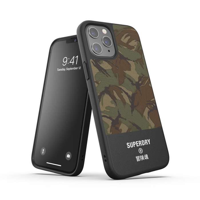 iPhone 12 Pro Max Case - Superdry Canvas Cover - Camo