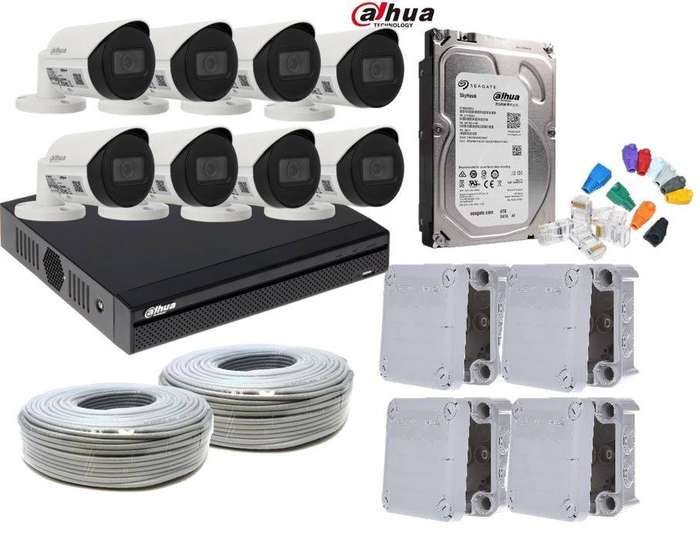 Dahua 8 Channel NVR CCTV Kit With 2MP Bullet Cameras &amp; 4TB HDD Bundle IP Camera system