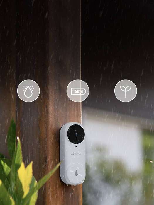EZVIZ DB2 Battery-powered Video Doorbell Kit
