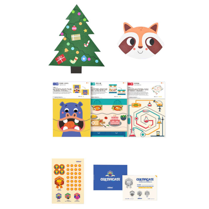 Mideer - Beginner Level Let's Cut Paper Arts & Crafts Set