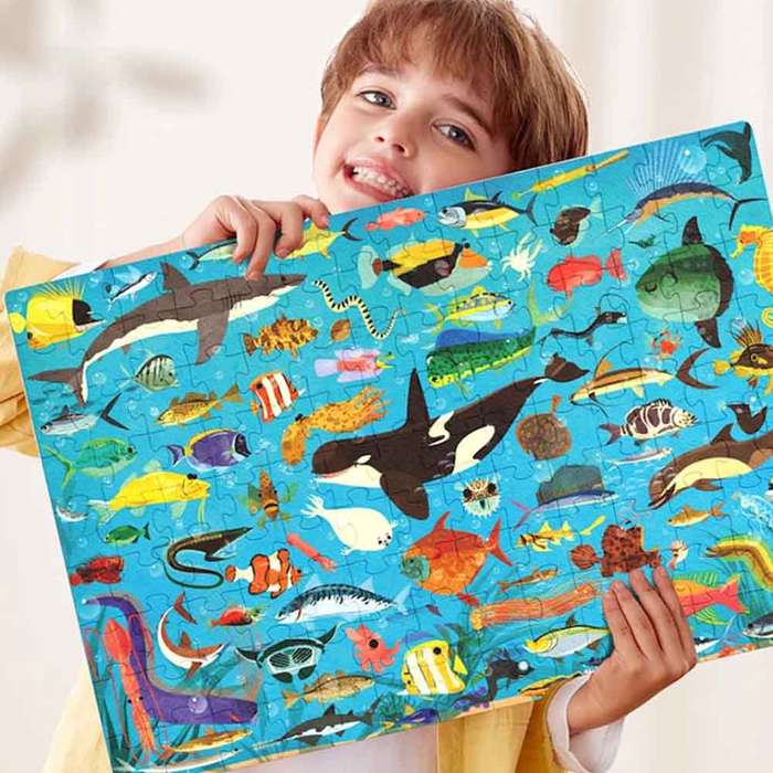 Mideer - Ocean Trip Let's Learn Puzzle: 126 Pieces