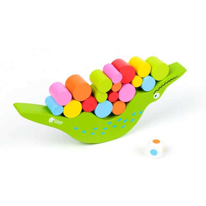 Classic World - Balancing Game - Crocodile - 20pcs