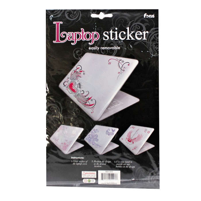 Greenbean - Laptop Sticker HEART FOIL