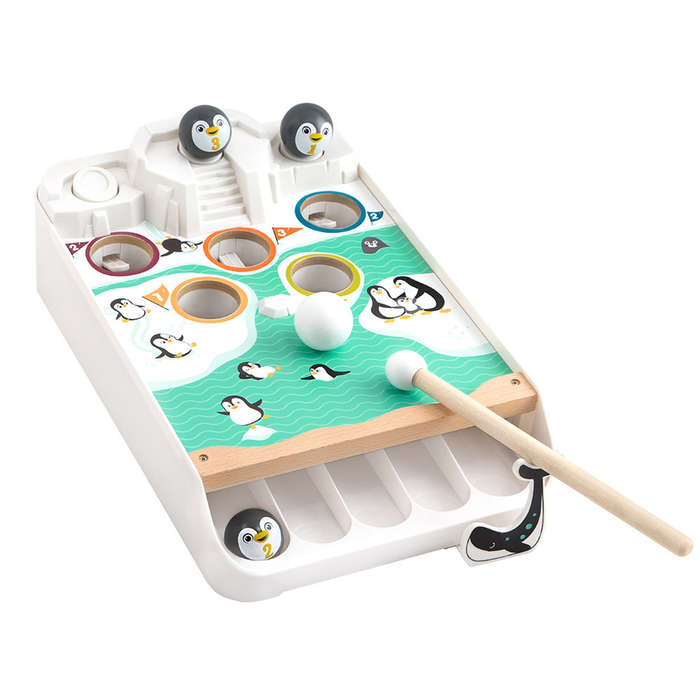 TopBright - Fine Motor Pound & Tap Game - Adelie Penguin Snowball