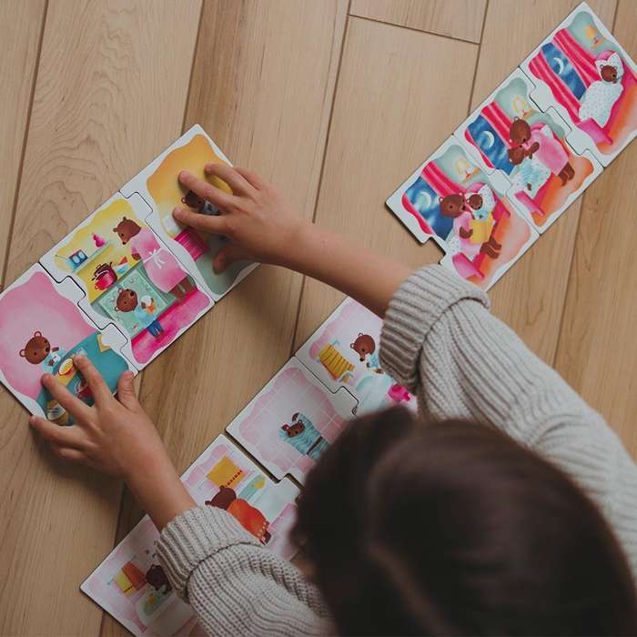 eeBoo - Ready to Go 10 Piece Giant Puzzle - Bedtime