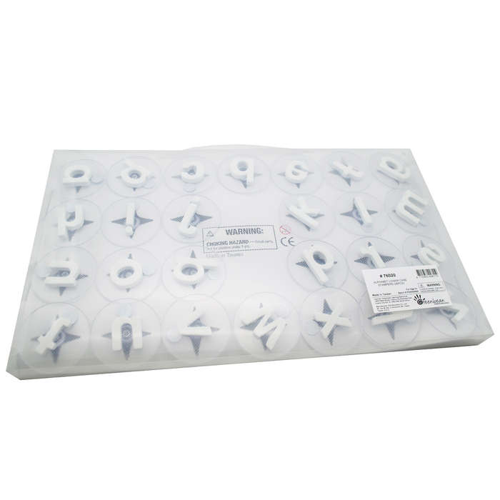 EDX Education - Paint Stamp Alphabet LOWER CASE 26pc