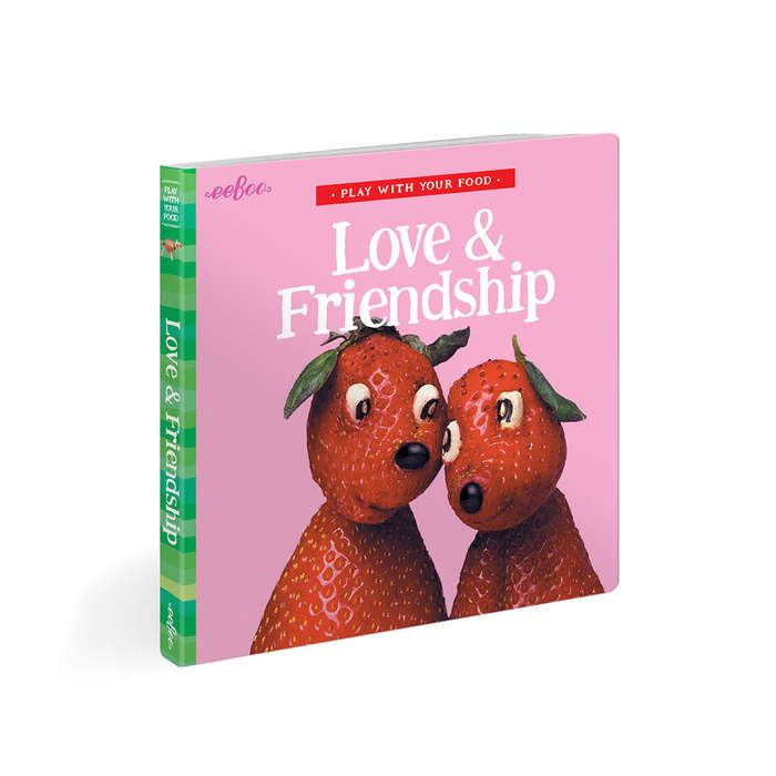 eeBoo - Play With Your Food Board Book - Love & Friendship - Early Learning Picture Book