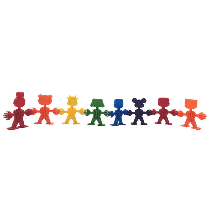 Greenbean - Linking Animals - Interlocking Building Blocks - 96pcs in Polybag