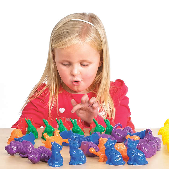 EDX Education - Counters - Jumbo Pets 6 Colours - 48Pc Polybag