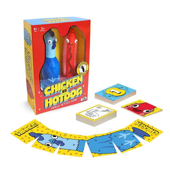 Big Potato Games - Chicken Vs. Hot Dog - Party Game - 2+ Players